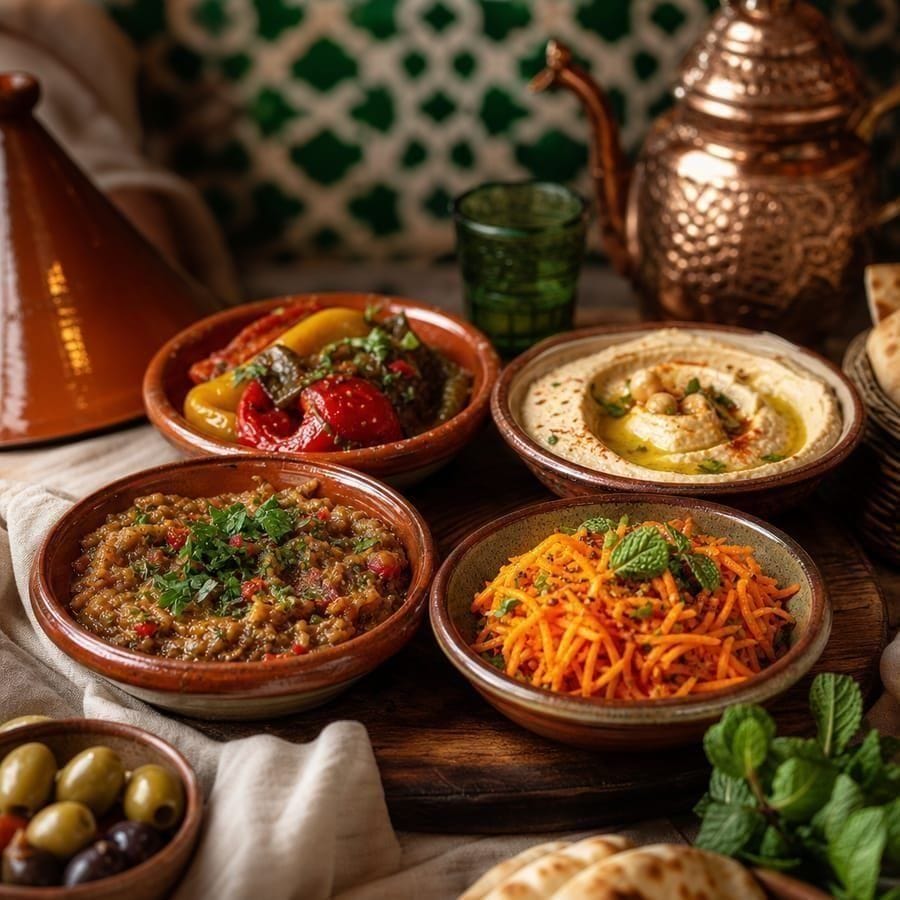 Salades & mezze